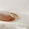 Anillo de perla de conejo con diseño de nicho para mujer, estilo Hepburn, moderno, elegante, de celebridades de Internet, combinable, de alta gama, abierto.