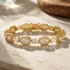 Pulsera con Forma de Huevo de Moissanita de Alta Calidad S925 Plata de Ley Diseño Personalizado Temperamento Fábrica Fuente de Suministro de Comercio Exterior
