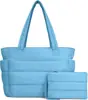 Nova Bolsa Tote da Amazon para Mulheres, Bolsa de Ombro para o Dia a Dia, Grande Capacidade, Bolsa de Mão com Múltiplos Bolsos, Bolsa para Viagem, Maquiagem e Computador
