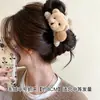 Pinzas para el pelo de felpa de otoño e invierno para mujer, con un aspecto sofisticado, adecuadas para quienes tienen el pelo fino, diseñadas para la parte trasera de la cabeza, estilo tiburón, estilo coreano, accesorios para el pelo versátiles