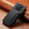 Denior es Adecuado para Magic 7/6/5 Imitación de Cuero Rugoso Honor 100/90Pro Estuche para Tarjetas Funda para Teléfono Móvil