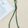 Novo cordão de chaveiro colorido à prova d'água, pingente de bolsa de corda trançada boêmia, acessório para celular, atacado