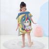 Toalla de Baño Portátil de Unicornio Toalla de Playa Bata con Capa Ropa de Cambio para la Playa Toalla de Baño con Capucha Estampada Pedido Mínimo de Una Pieza