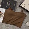 Camisola Sexy Decotada nas Costas com Bojo, Decote em U, Design com Argola Metálica Vazada, Lingerie Bonita nas Costas, Estilo Hot Girl, Pode Ser Usada por Fora