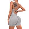 Ropa de Yoga sin Costuras Transfronteriza con Tirantes Finos, Espalda Bonita, Cintura Alta, Ajustada a la Cadera, Ropa de una Pieza para Deporte y Fitness para Mujeres