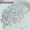 Pedras de Strass K9 Folha de Bordo Borboleta Fundo Plano para Nail Art, Celebridade da Internet Sucesso de Vendas Coloridas Imitação Pequenas Pedras de Strass de Formato Irregular Decorações para Unhas