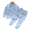 Conjunto de Roupas de Outono para Crianças Novo Algodão Puro Roupas de Outono Calças de Outono Pijamas de Outono para Meninos Roupas de Casa para Bebês Meninas Roupas Infantis Venda por Atacado