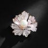 Broche Grande de Peonía Fugui Estilo Chino para Abrigo de Mujer Cheongsam Corsage Aguja de Solapa Broche para Abrigo de Cárdigan Hebilla para Chal