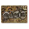 Letreros Metálicos Vintage de Motocicletas, Colgantes de Pared para Bares y Garajes, Decoración del Hogar, Manualidades Personalizadas al por Mayor para Exportación