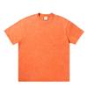 Lavado viejo 300g transfronterizo callejero retro Europa y Estados Unidos holgado hombro hombres y mujeres algodón camiseta adolescentes manga corta camiseta