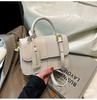 Bolso Cuadrado Pequeño de Mano de Color Contrastante Transfronterizo para Mujer 2025 Nuevo Estilo de Moda Bolso de Un Hombro Personalizado para Viaje Diario