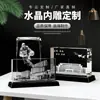 Adornos Artesanales Creativos de Cristal, Regalos Conmemorativos Grabados con Láser 3D para Veteranos Militares, Regalos de Maquetas Arquitectónicas, Regalos Hechos a Medida