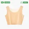 Ropa Interior Sin Costuras para Mujer, Verano Fina de Seda de Hielo con Almohadillas en el Pecho, Nuevo Estilo 2026, Levanta Pecho Pequeño, Anticaída, Camisola de Espalda Bonita