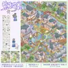 200.0 Adesivo de Paisagem de Yilan Série Estilo Antigo Cena em Miniatura Estéreo 3D Adesivo para Diário de Descompressão DIY