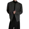 Comercio Exterior Otoño/Invierno Nueva Ropa para Hombre Adolescente Sentido del Diseño Estilo Old Money Botón Suéter de Color Contrastante Top Chaqueta de Temperamento
