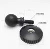 M6 17mm universal 1 pulgada doble bola M10 vehículo eléctrico base de cabeza de bola tornillo M8 soporte para teléfono cabeza de bola de goma