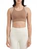 Top Esportivo Colete Cor Contrastante Feminino Sem Marcas Push-up Sem Aro de Aço Respirável Yoga Roupa Íntima Feminina Yoga Roupa Íntima Feminina