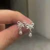 Pendientes de Estilo Coreano 2026, Puros y Suaves para Mujer, Pendientes de Borlas Versátiles, Tendencia Popular en Línea, Pendientes al por Mayor para Puestos