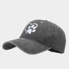 Gorra de Béisbol Suave con Transferencia de Calor de Pata de Perro Corazón Nuevo Transfronterizo 2025 para Hombres y Mujeres Sombrero de Protección Solar para Ocio al Aire Libre