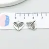 1 colgante de aleación de plata antigua letras alas de amor serie colgante accesorios para pulsera collar DIY