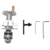 Torno de Marcenaria DIY Contra-ponto Pino Centralizador Acessórios para Torno de Micro Contas Mandril de Broca Dispositivo Rotativo Flor de Ameixa
