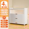 Gabinete de almacenamiento de acero nuevo, anti-mirones, de gran capacidad, para el hogar, impermeable y a prueba de polvo, con puerta giratoria, altura del piso, gabinete de almacenamiento multicapa