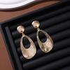Aretes transfronterizos de Europa y Estados Unidos de alto sentido flor anillo de amor aretes de borla de estrella de cinco puntas aretes fríos exagerados aretes