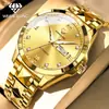 Relógio Mecânico Totalmente Automático da Marca Weibaolong, Relógio Simples Masculino e Feminino, Calendário Duplo, Certificado de Certificação de Diamante Genuíno, Certificação de Diamante Genuíno