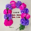 Nuevo Estilo Festival Qingming Engrosado Cuatro Capas Gran Guirnalda de Crisantemos Flor Artificial Bola Grande Guirnalda de Crisantemos Cadena de Flores de Seda Flor Artificial Venta al por Mayor