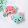 Accesorios creativos de peluche de animales bordado a máquina joyería de dibujos animados banda para el cabello bufanda accesorios de ropa en stock al por mayor