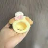 Muñeca de Verdura Tejida a Crochet Hecha a Mano de Peluche Original Oso Autocrítico con Gorro Vestido Hecho a Mano DIY Accesorios Suaves y Lindos