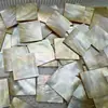 Piezas de Concha Grandes de Color Original Cuadradas de 3 cm Piezas Gruesas de Nácar Laca Tallada Láser Material para Bricolaje