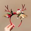Bonita diadema de oso de peluche, regalo navideño, diadema, decoración navideña, tarjeta para el cabello, joyería con foto, accesorios para el cabello para mujeres