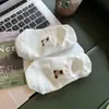 Calcetines Bordados de Osito Estilo Coreano para Mujer Calcetines Invisibles de Verano Juego de Calcetines Antideslizantes con Agarre en el Talón Versión Ins Lindos de Color Sólido Calcetines Invisibles
