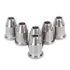 Paquete de 6 Hebillas para Cuerdas de Guitarra Eléctrica, Hebillas de Presión para Cuerdas, Hebillas Metálicas de Presión para Cuerdas, Hebillas Enrolladoras de Cono de Presión para Cuerdas de Cabeza de Bala, Hebillas para Cuerpo