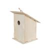 Casa para pájaros de madera multicapa exclusiva transfronteriza, casa para pájaros de rescate de animales al aire libre de bienestar público, pintada con grafitis creativos para niños