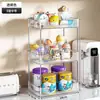 Prateleira organizadora para uso doméstico, prateleira de armazenamento de mesa de grande capacidade para mamadeiras, bicos, papinha e leite em pó, prateleira de armazenamento multicamadas
