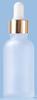 Frasco Conta-Gotas de Vidro Areia Branca 5-100ml para Óleo Essencial, Essência, Líquido Original, Frasco de Viagem Recarregável