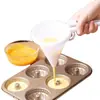 Funil para Massa de Cobertura de Bolo Componente Portátil Cupcake Chocolate Dispensador Separador Ferramenta de Confeitaria