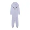 Venta Caliente Transfronteriza 2024 Amazon Ebay Deportivo Casual para Mujer Mono con Cremallera Decorada y Capucha Traje de una Pieza
