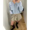 Ahora la Nueva Colección Primavera/Verano 2026 Presenta una Falda de Cuadros con Forma de Capullo de Flor Abullonada de la Diseñadora Coreana Overd*Eflair