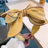 Diadema de Lazo Grande Versátil de Color Sólido Impreso en 3D Nuevo Pinza para el Cabello Coreana Primavera y Verano Nueva Ins Estilizador Facial Diadema Pequeña