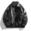 Estilo Nuevo 2024 Primavera y Otoño Duffy Atractiva Chaqueta de Cuero para Motociclista Hombres Primavera y Otoño Holgada Casual Chaqueta de Cuero Americana Sentido Avanzado
