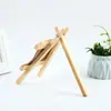Trípode de Madera Maciza Caballete Pequeño 18X24cm Mini Caballete Trípode Soporte para Tablero de Letras Venta al por Mayor de Fábrica