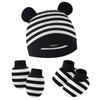 Comercio exterior europeo y americano gorro para llanta de recién nacido guantes antiarañazos cubrepiés gorro de bebé guantes de bebé cubrepiés juego de tres piezas 8327