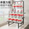 Soporte de flores de pie para balcón y sala de estar, estante de arte de hierro moderno simple para plantas suculentas, estante de escalera multicapa de acero inoxidable