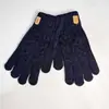 Guantes cálidos para hombre para invierno con pantalla táctil, forrados de felpa, gruesos, antideslizantes, para conducir, a prueba de frío, guantes de punto de lana para hombre