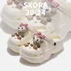 Nuevos Zuecos de Eva Lindos del Oso Duffy para Mujer, Sandalias Cerradas Antideslizantes Resistentes al Olor para Playa y Oficina en Verano, Doble Uso al por Mayor
