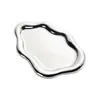 Bandeja de joyería de cerámica galvanizada para ins accesorios para fotos de celebridades de internet plato de exhibición de almacenamiento de joyería adornos para joyería