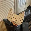 Bolso de Mano Pequeño Chic con Lazo Estilo Coreano Nuevo para Mujer Bolso Dumpling de Lunares Transfronterizo Bolso Cruzado de Hombro para Viajar de Moda